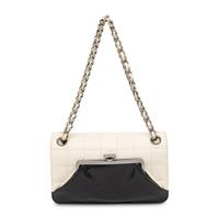 Chanel, Front-Pocket Bicolor Flap Bag