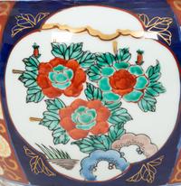 A Pair of Imari Porcleian Jardinieres