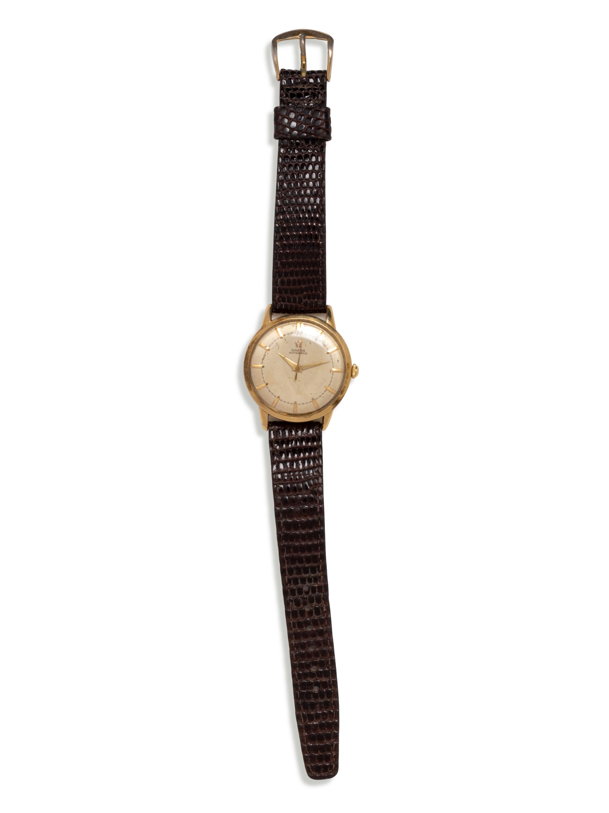 OMEGA, 14K YELLOW GOLD WRISTWATCH
