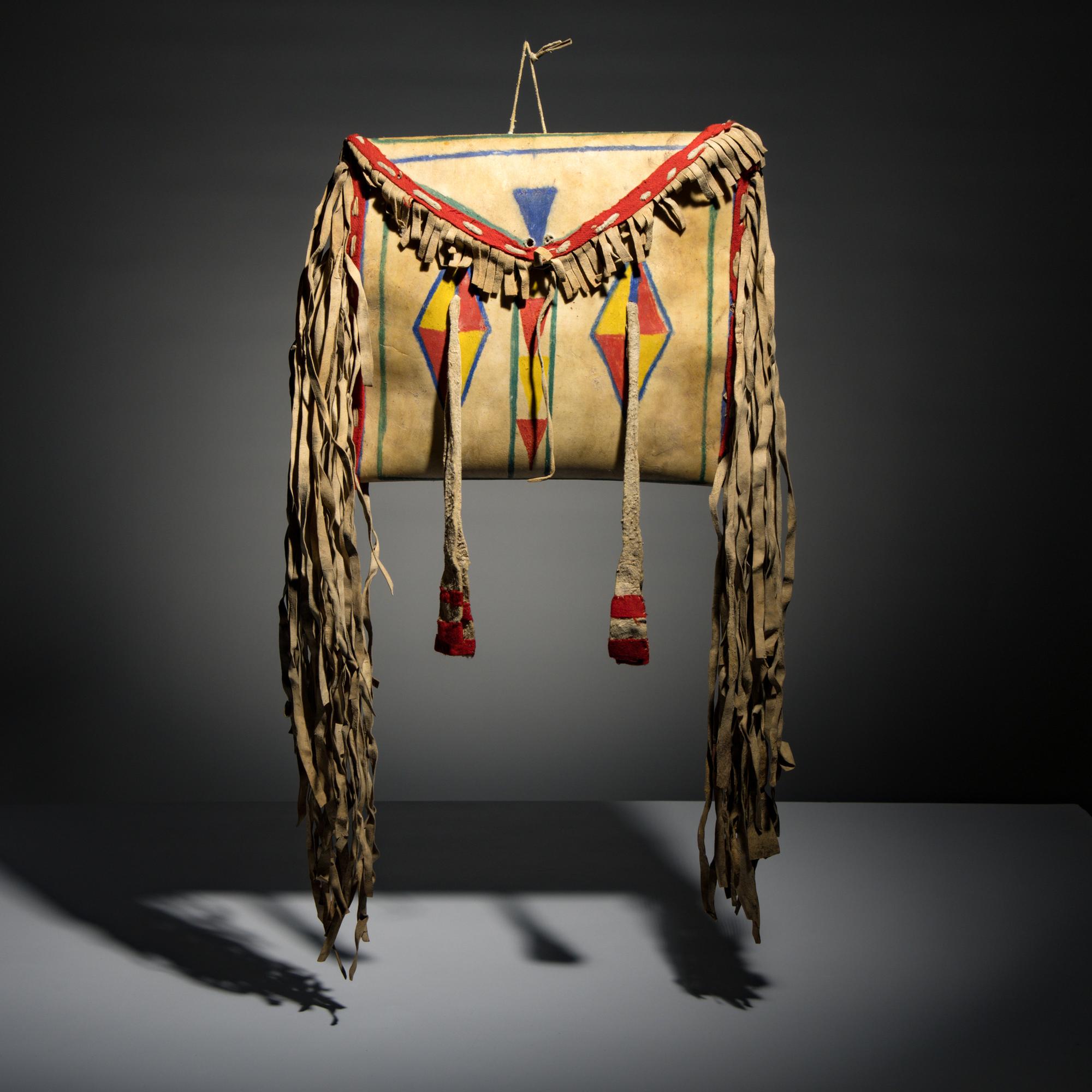 Blackfeet Side-Fringed Parfleche Case
