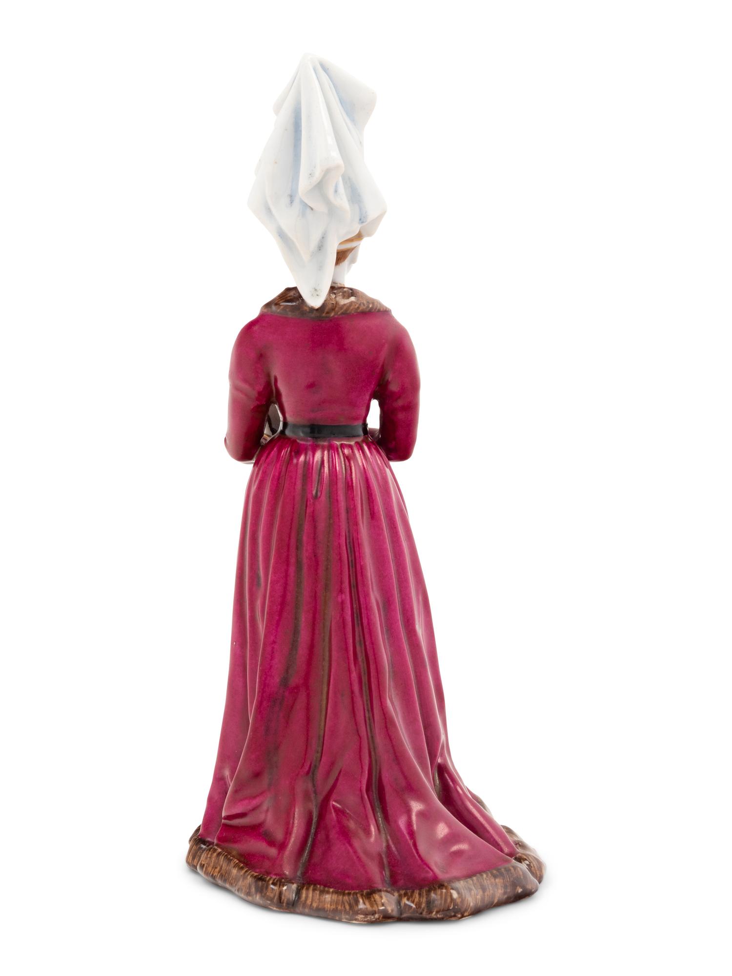 A Sèvres Style Porcelain Figure Depicting Ermengarde of Burgundy