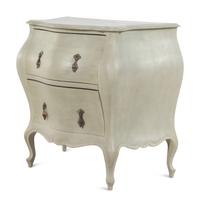 An Italian Gray Painted Commode