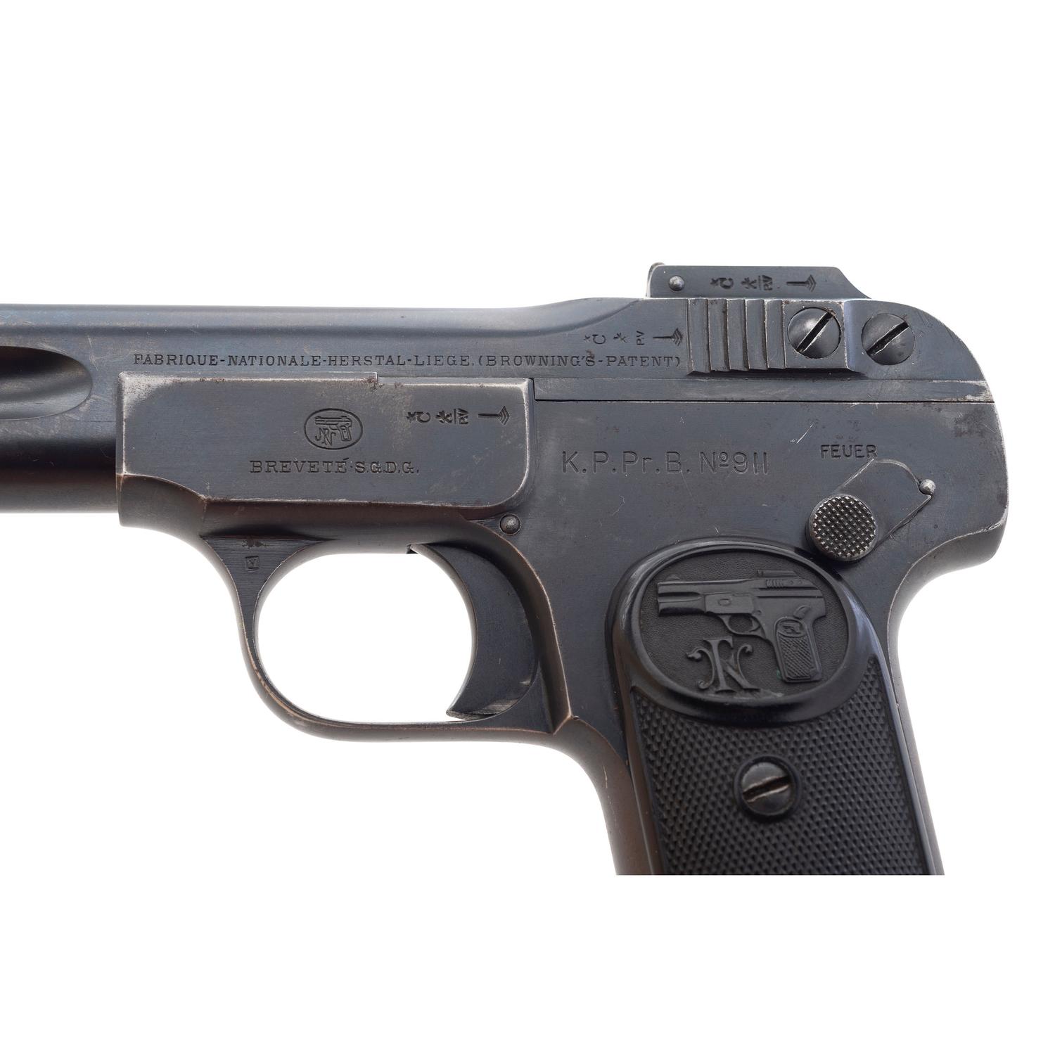 ** FN 1900 German Police Marked Pre WWI