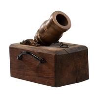 Cook's Arsenal Works Bronze Mortar with Wood Block Mount