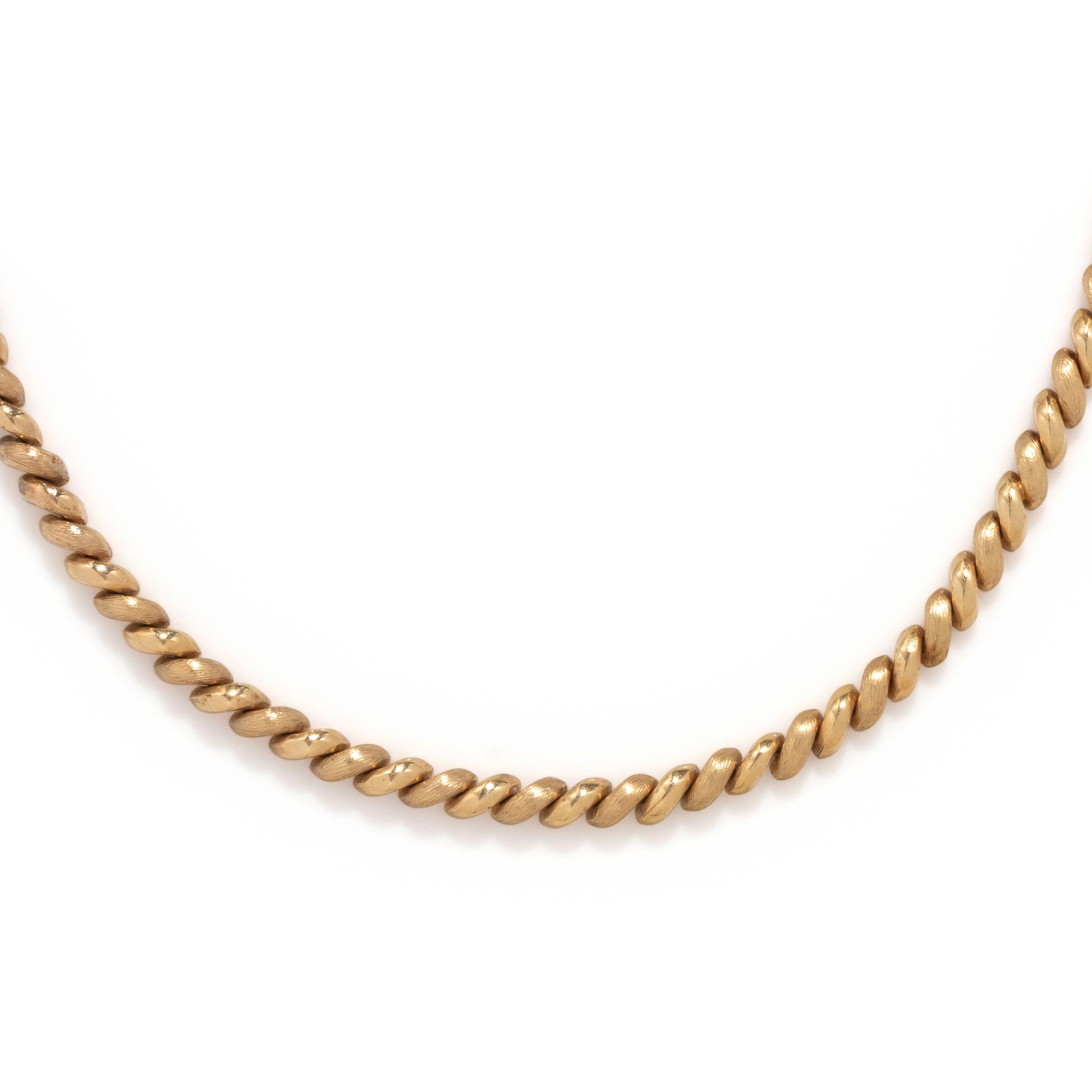 YELLOW GOLD NECKLACE