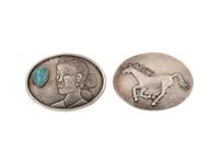 Tufa Cast Sterling Silver Belt Buckles