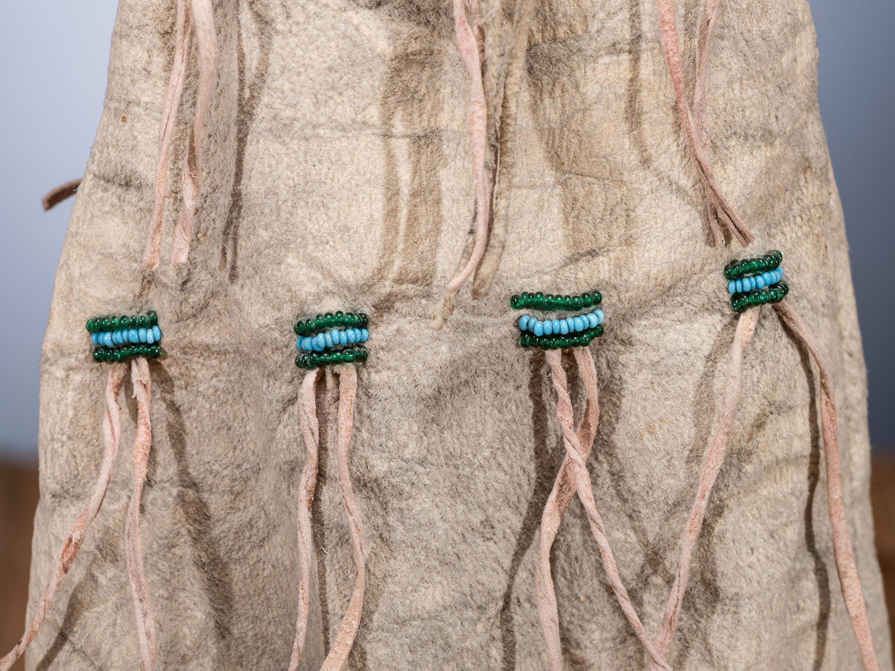 Sioux Beaded Hide Doll