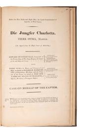 [PIRACY -- PRIVATEERS]. Four printed documents relating to appeals for ships taken prize by privateers.