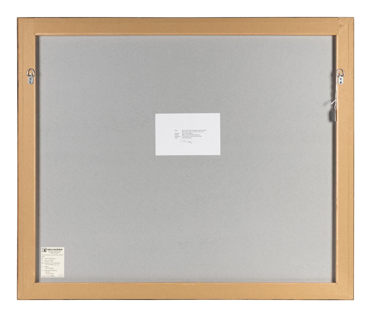 Edward Burtynsky (born 1955) Rock of Ages #23, Abandoned Section, Adam-Pirie Quarry, Barre, Vermont, 1991