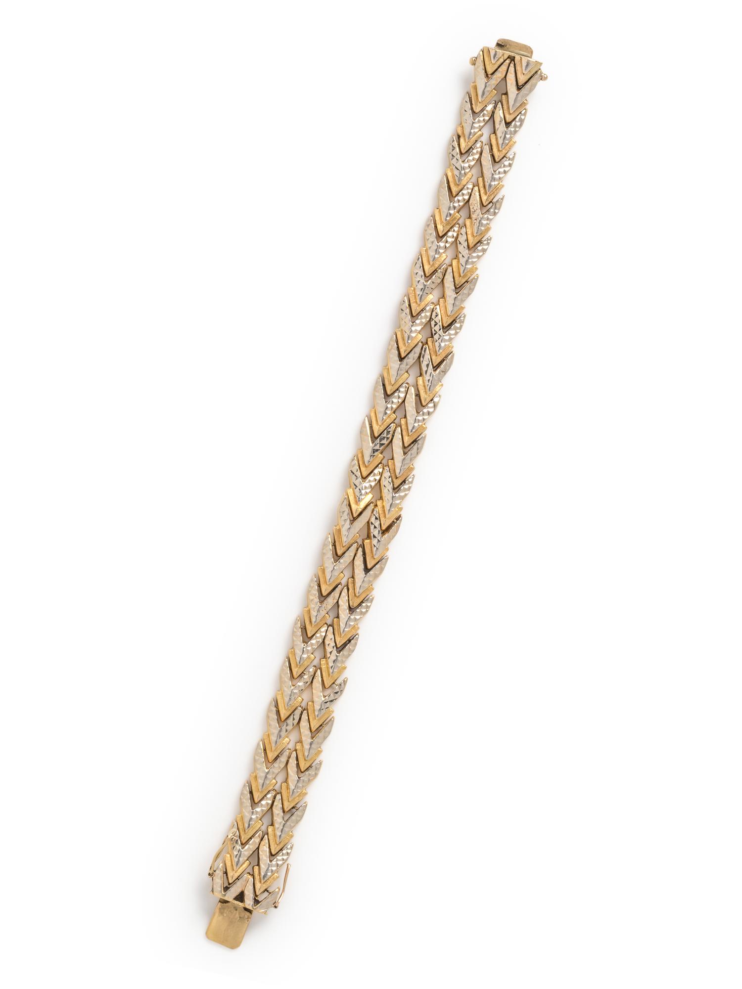 BICOLOR GOLD BRACELET