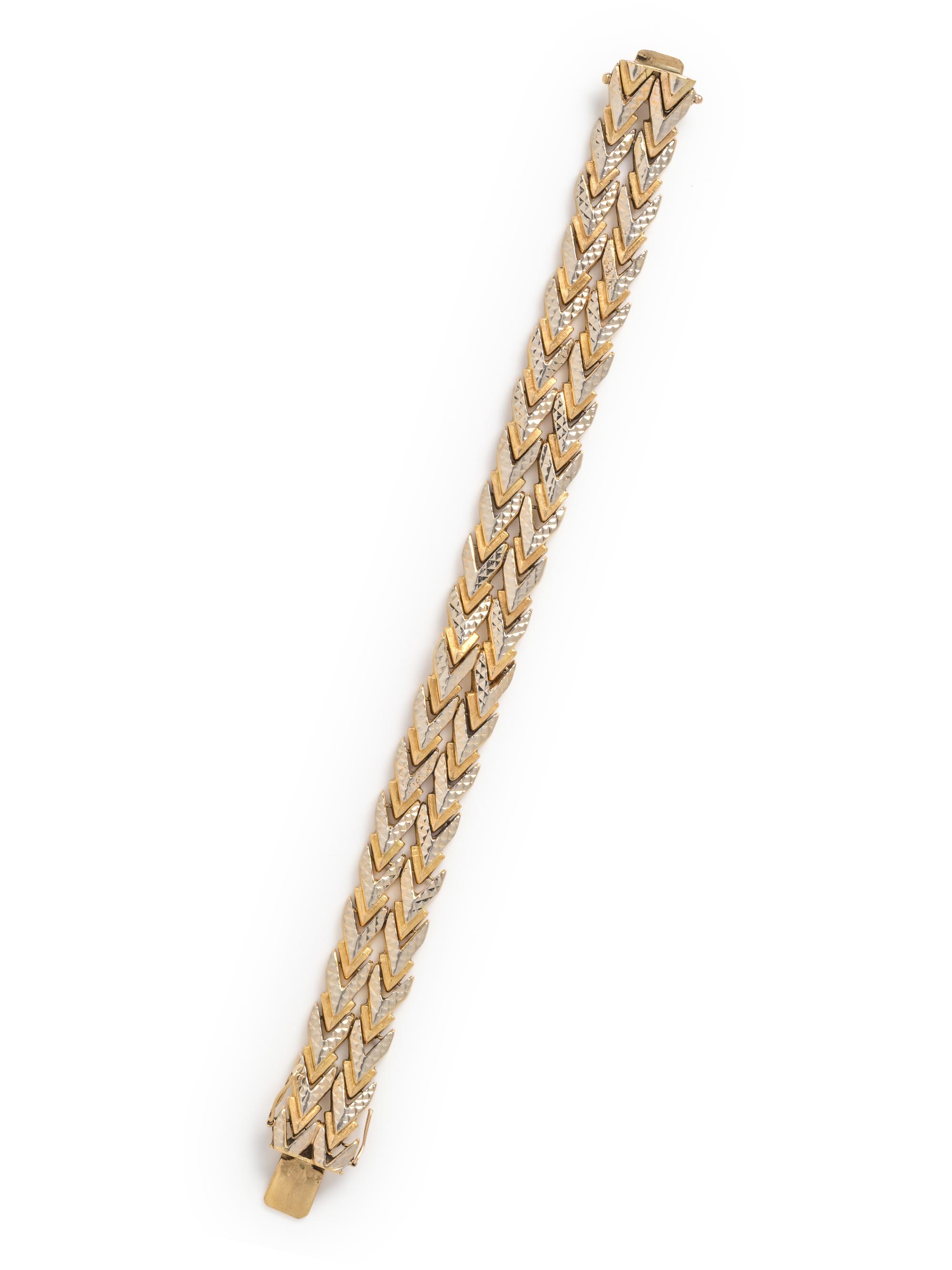 BICOLOR GOLD BRACELET