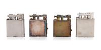 Four Dunhill Lift-Arm Lighters