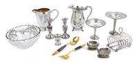 A Group of Silver and Silver-plate Articles