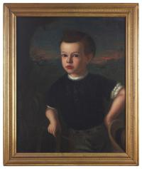 Attributed To Shepard Alonzo Mount (1804-1868), A Portrait of a Young Boy