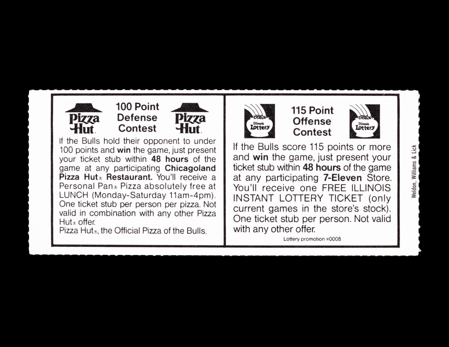 A Group of 18 Chicago Bulls 1992 NBA Playoff Tickets,