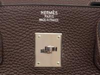 Hermès Chocolate Brown Togo Leather Birkin Bag 40cm, 2004