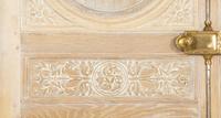 A Pair of French Cerused Oak Doors with Gilt Bronze Fixtures