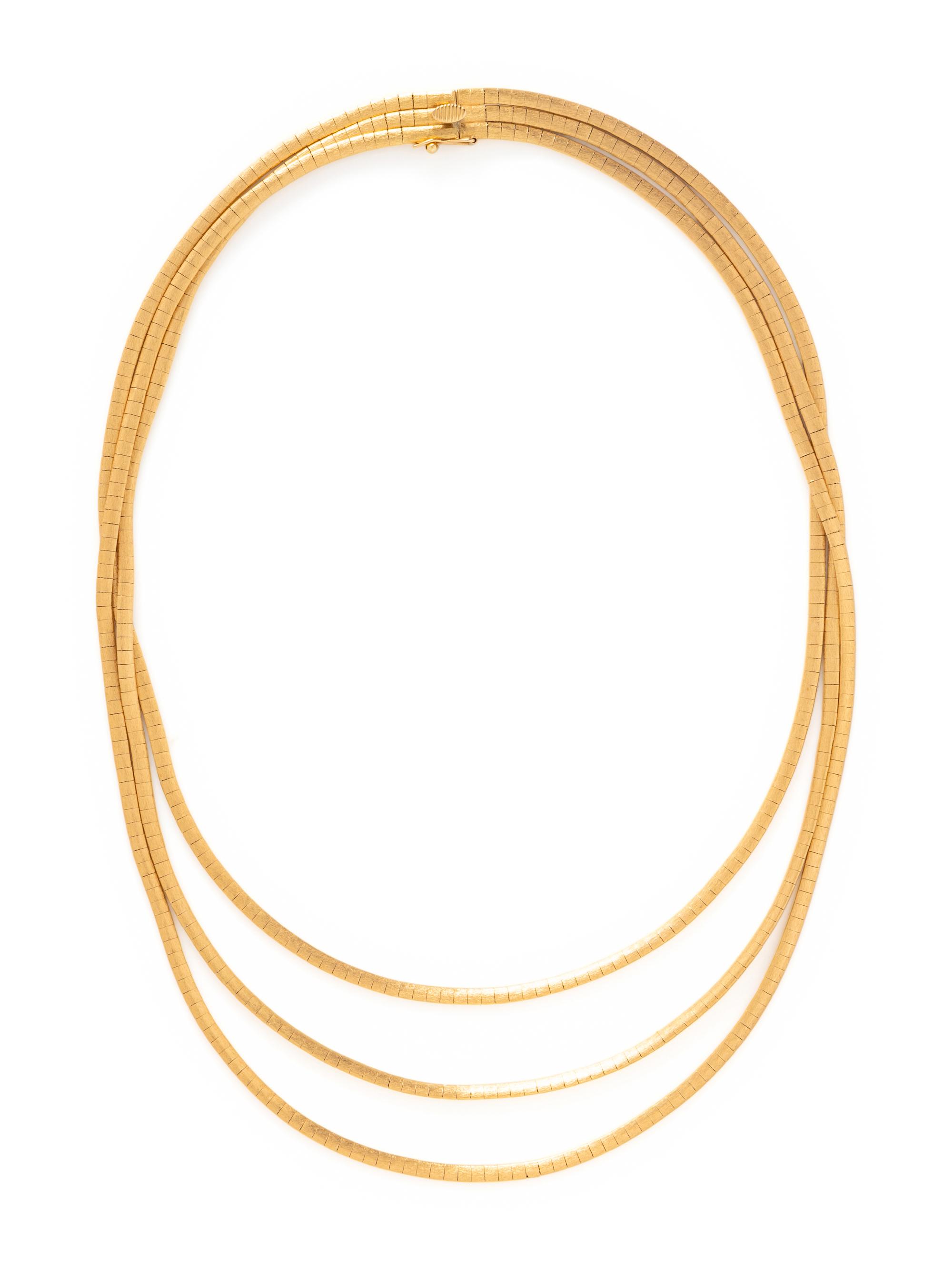 COLLECTION OF YELLOW GOLD JEWELRY