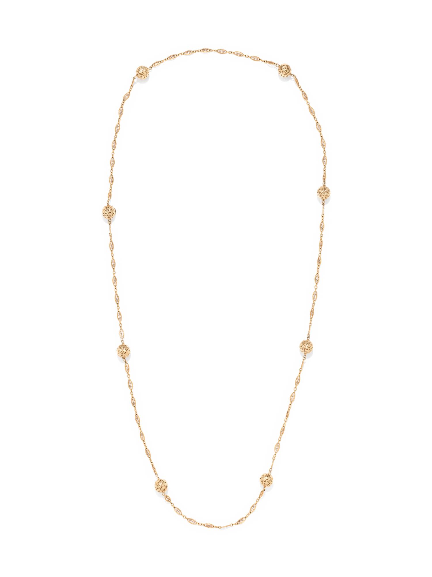 YELLOW GOLD NECKLACE