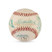A 1985 Los Angeles Dodgers Team Signed Autograph Baseball (Beckett Authentication Services)