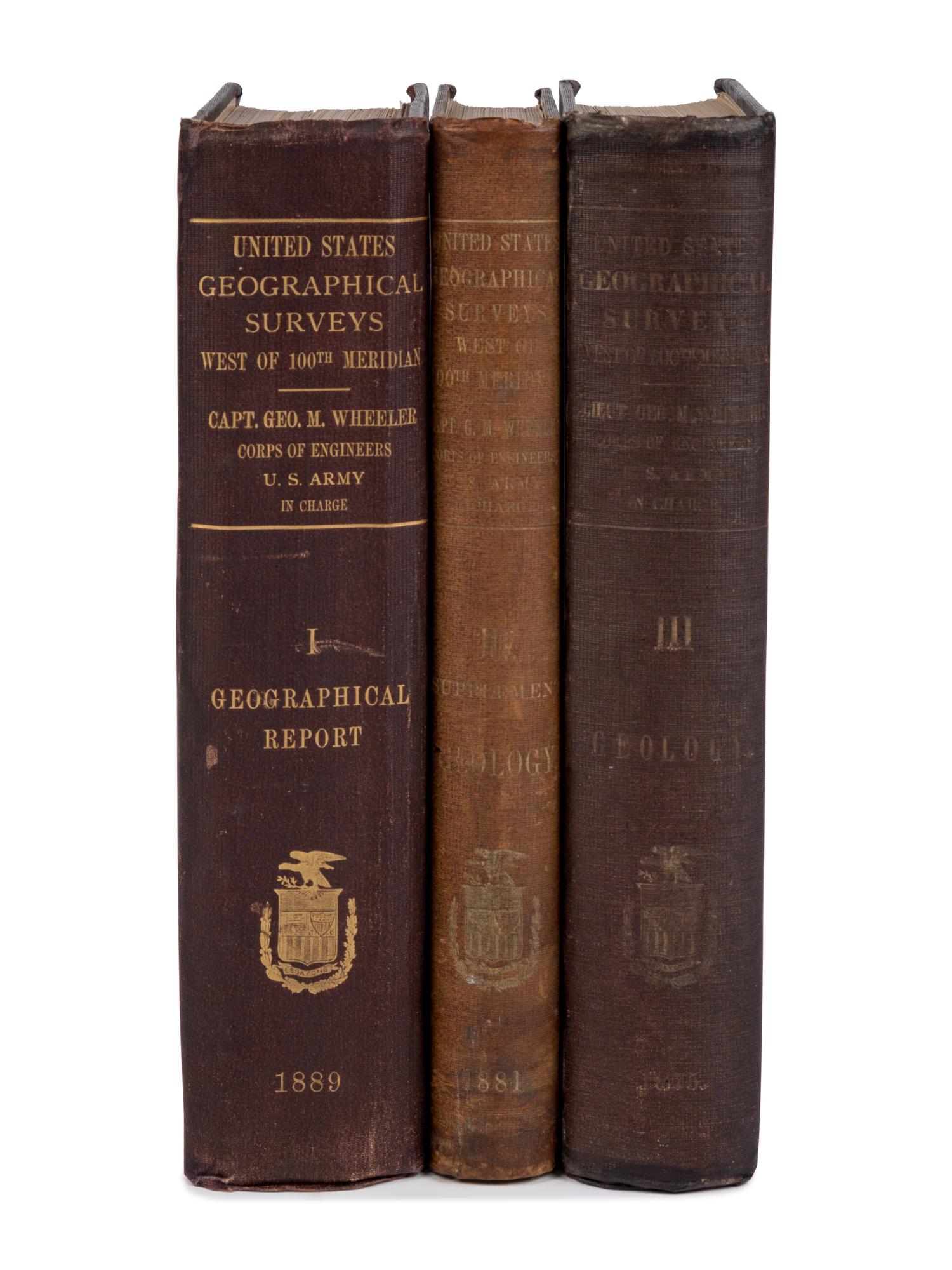 [Americana] Wheeler, George M. Report of the United States Geographical Survey West of the One Hundredth Meridian