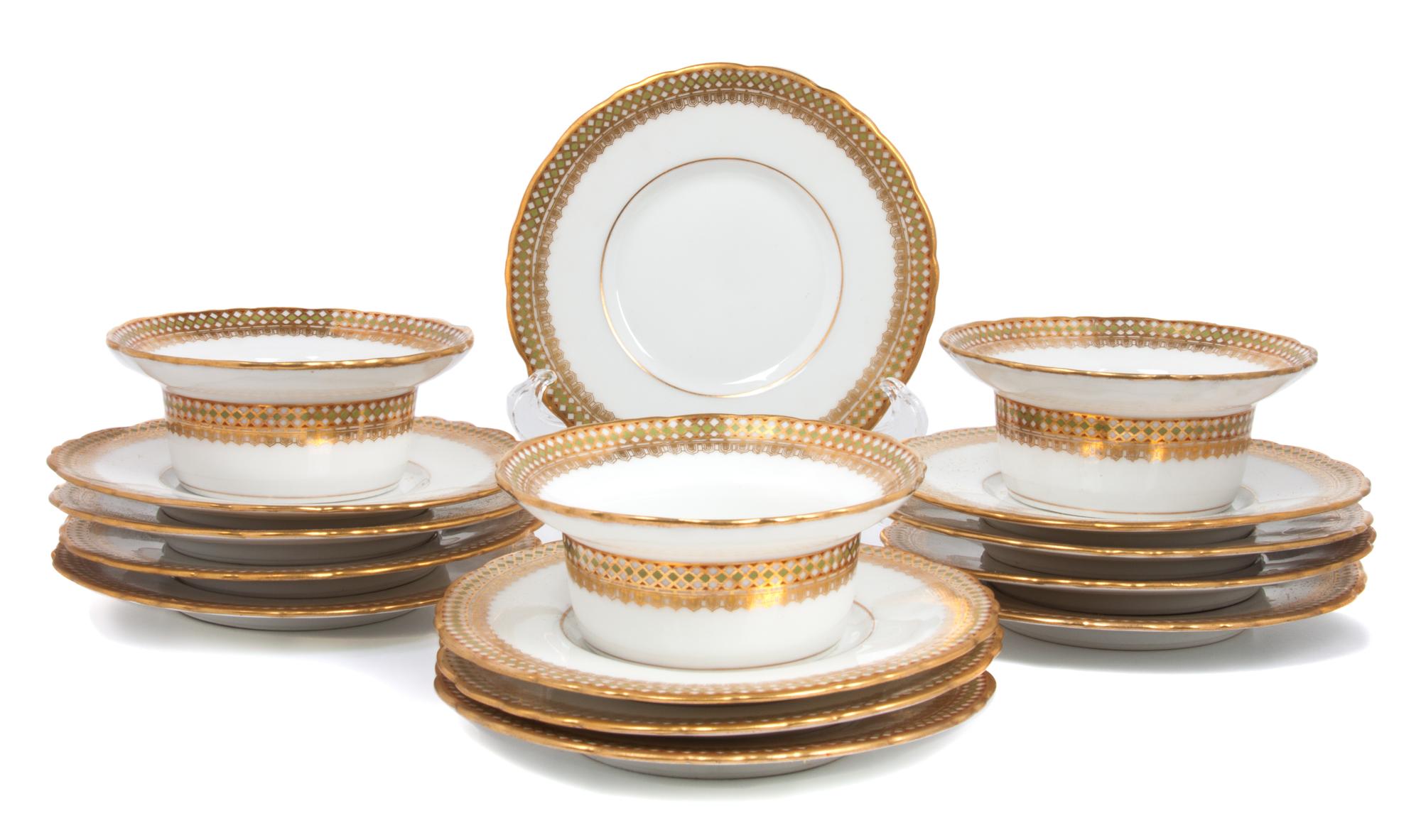 A Collection of Haviland Limoges Porcelain Diameter of plate 5 inches.