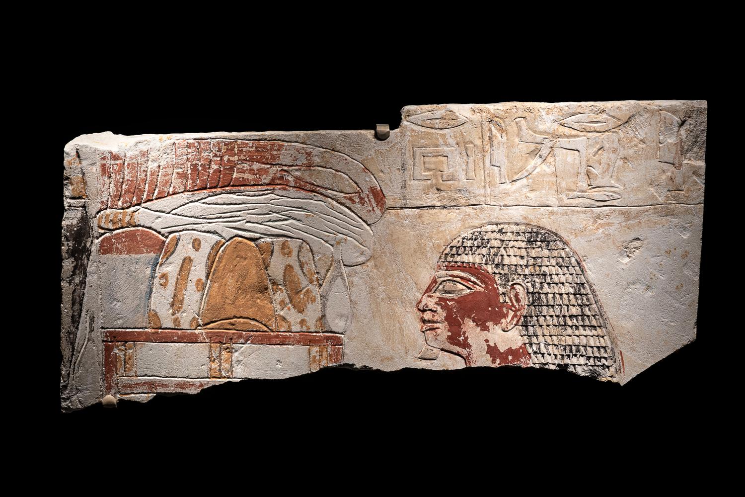 An Egyptian Limestone Relief