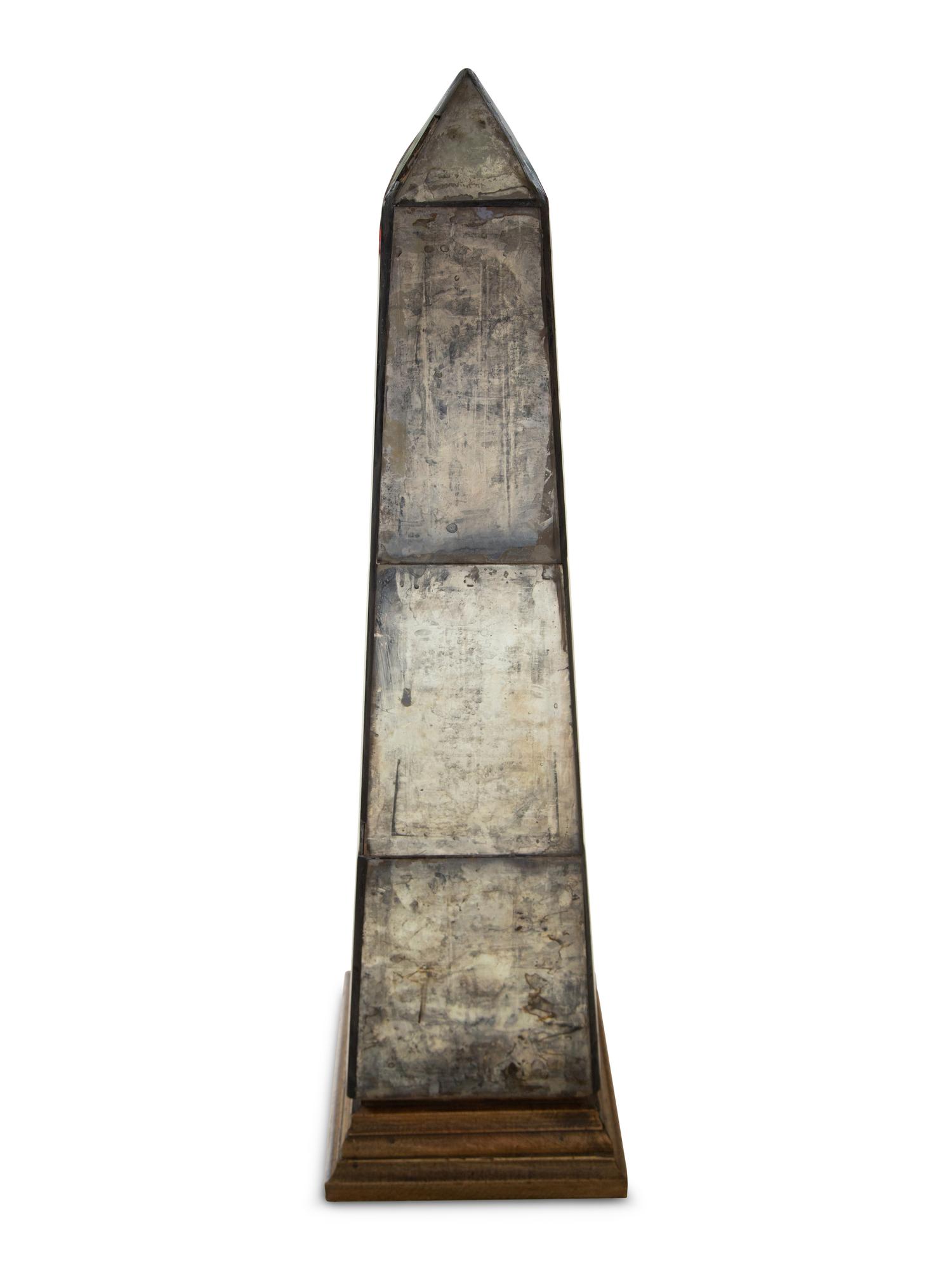 A Pair of Mirrored Obelisks