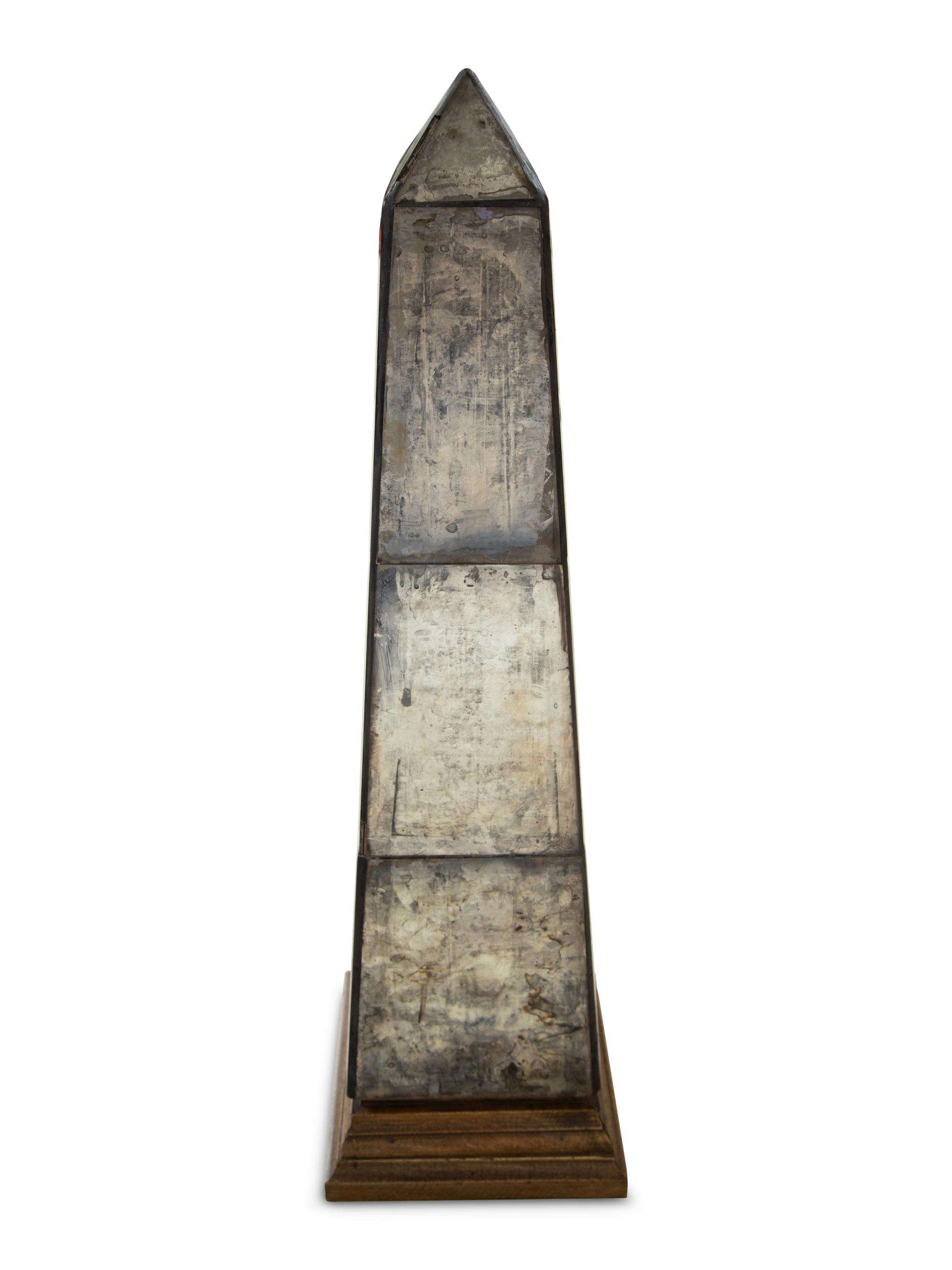 A Pair of Mirrored Obelisks