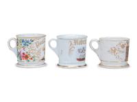 Three Farmer's Occupational Shaving Mugs