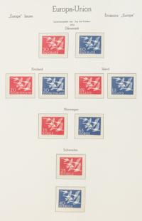 A Collection of European Union Issue Postage Stamps — LECHTTURM BRIEFMARKEN ALBUM-711949-1976