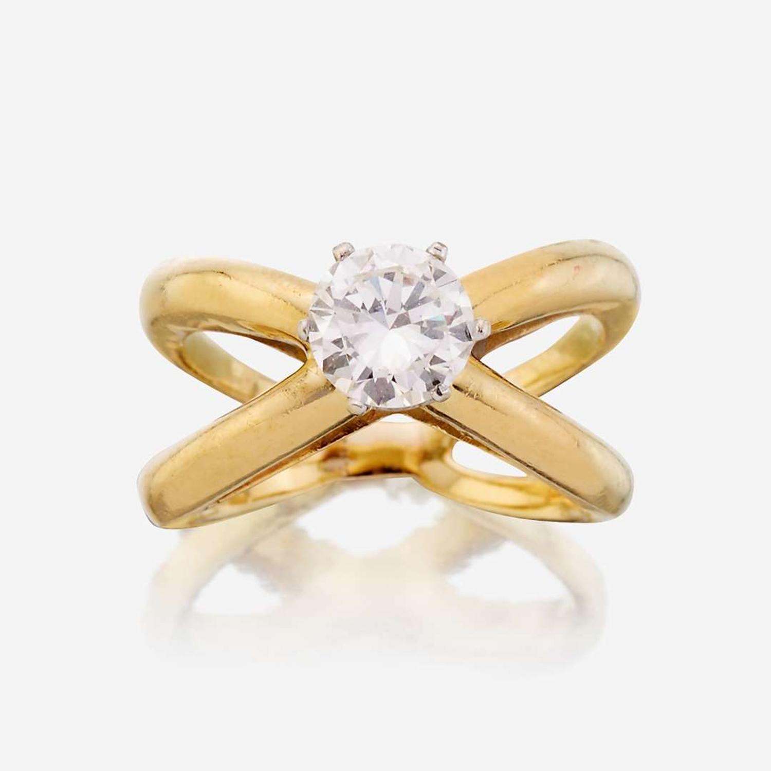 A diamond solitaire