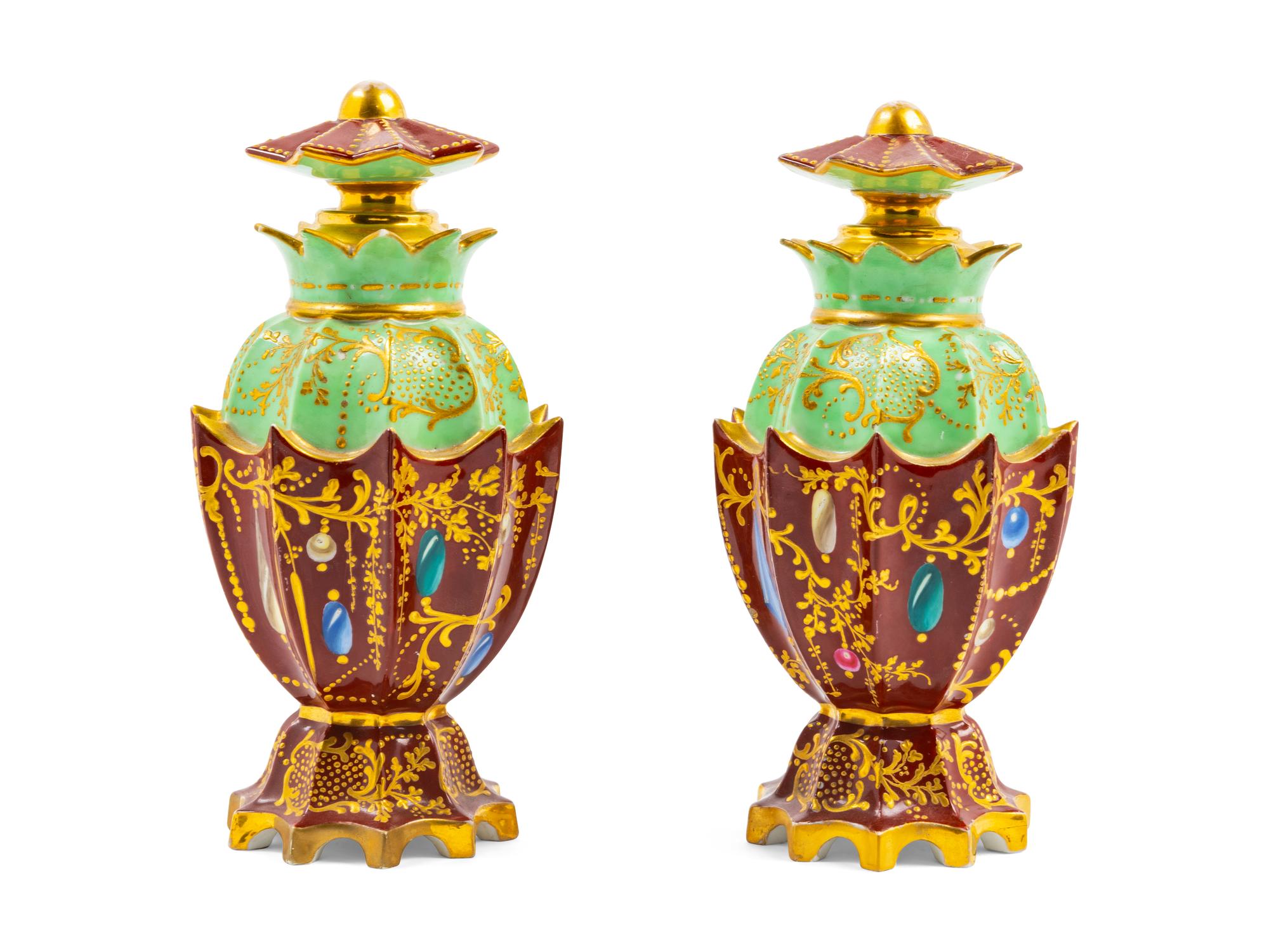 A Pair of Paris Porcelain Vases