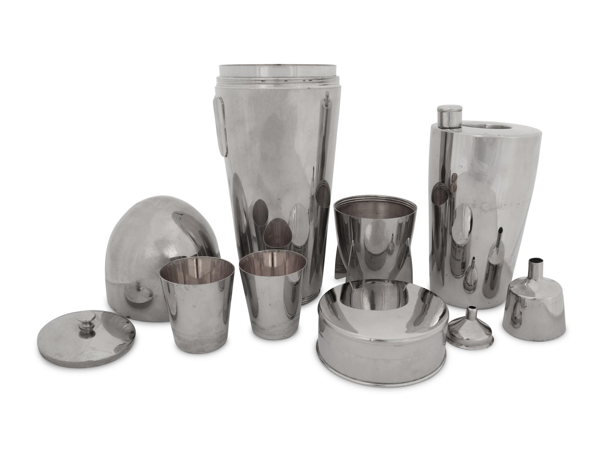 A J.A. Henckels Zeppelin Silver-Plated Cocktail Shaker