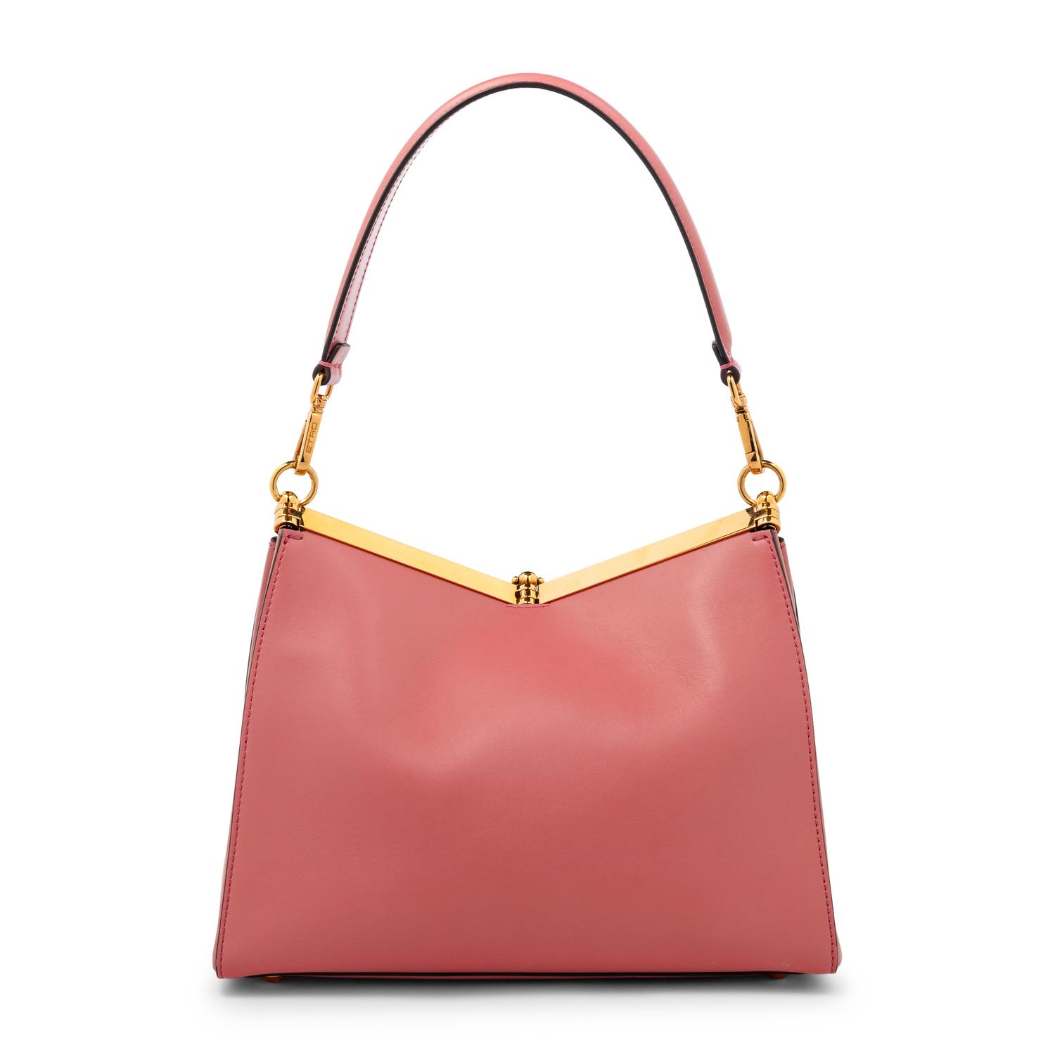 ETRO, PINK LEATHER VELA BAG