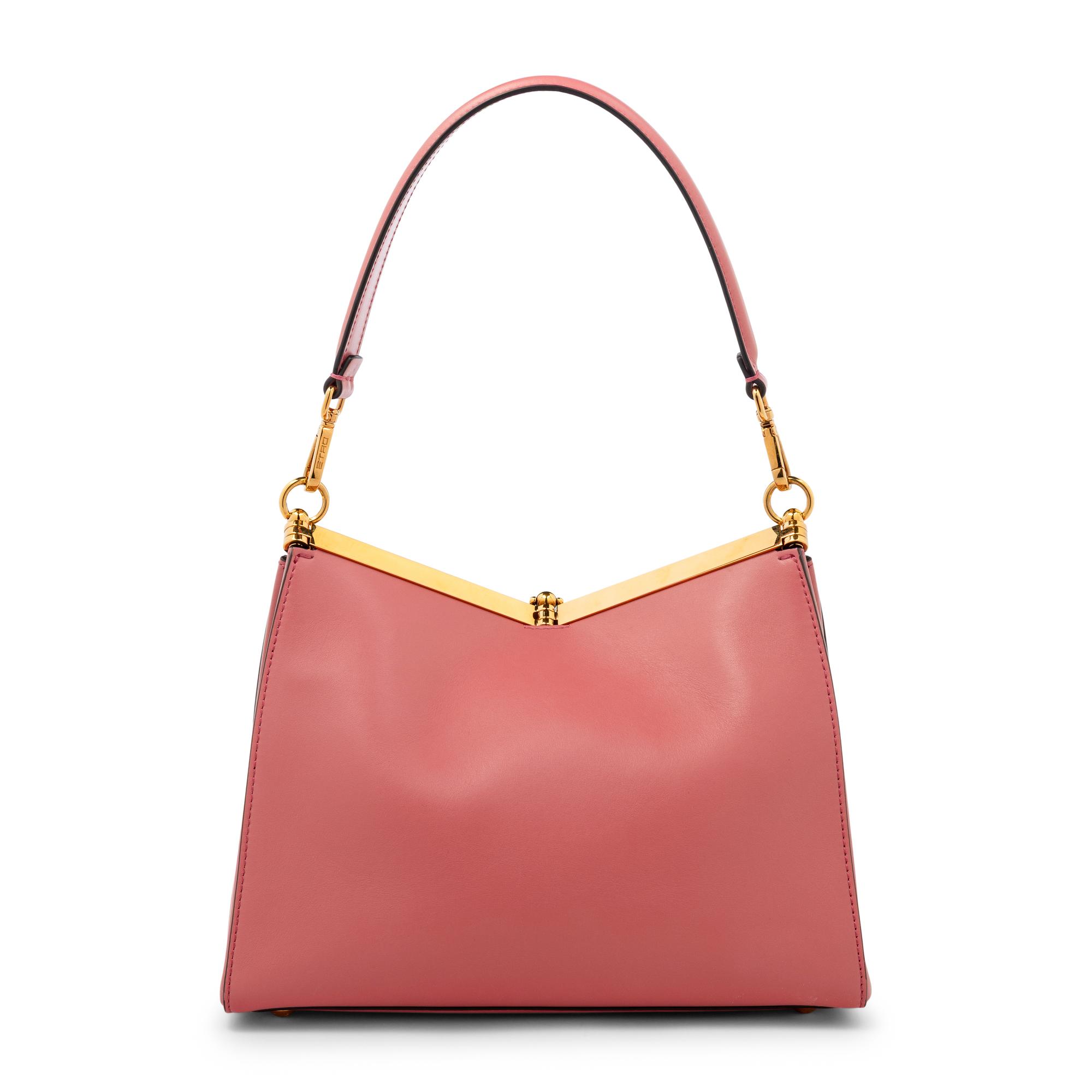ETRO, PINK LEATHER VELA BAG