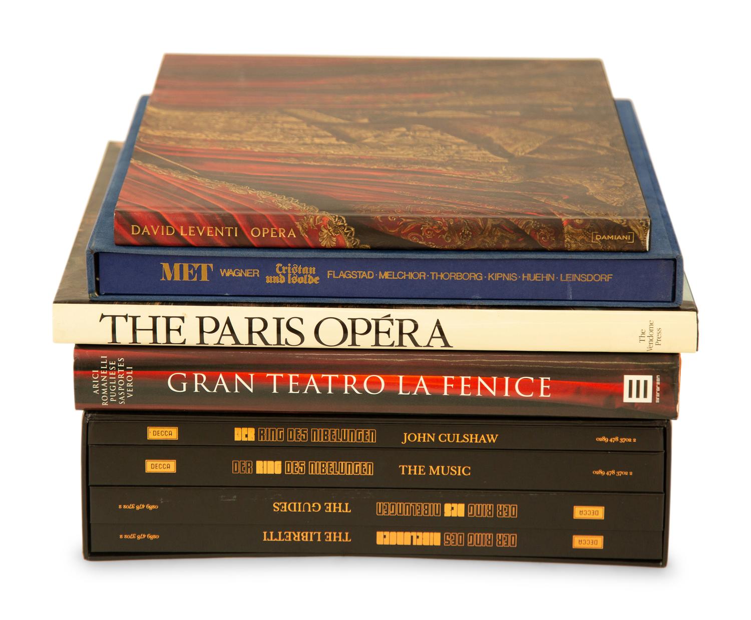A Group of Recordings and Books Relating to Opera