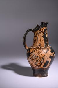 An Etruscan Red-Figured Oinochoe