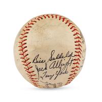 A 1950 Seattle Rainers Team Signed Autograph Baseball