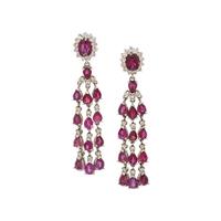 RUBY AND DIAMOND CONVERTIBLE EARRINGS