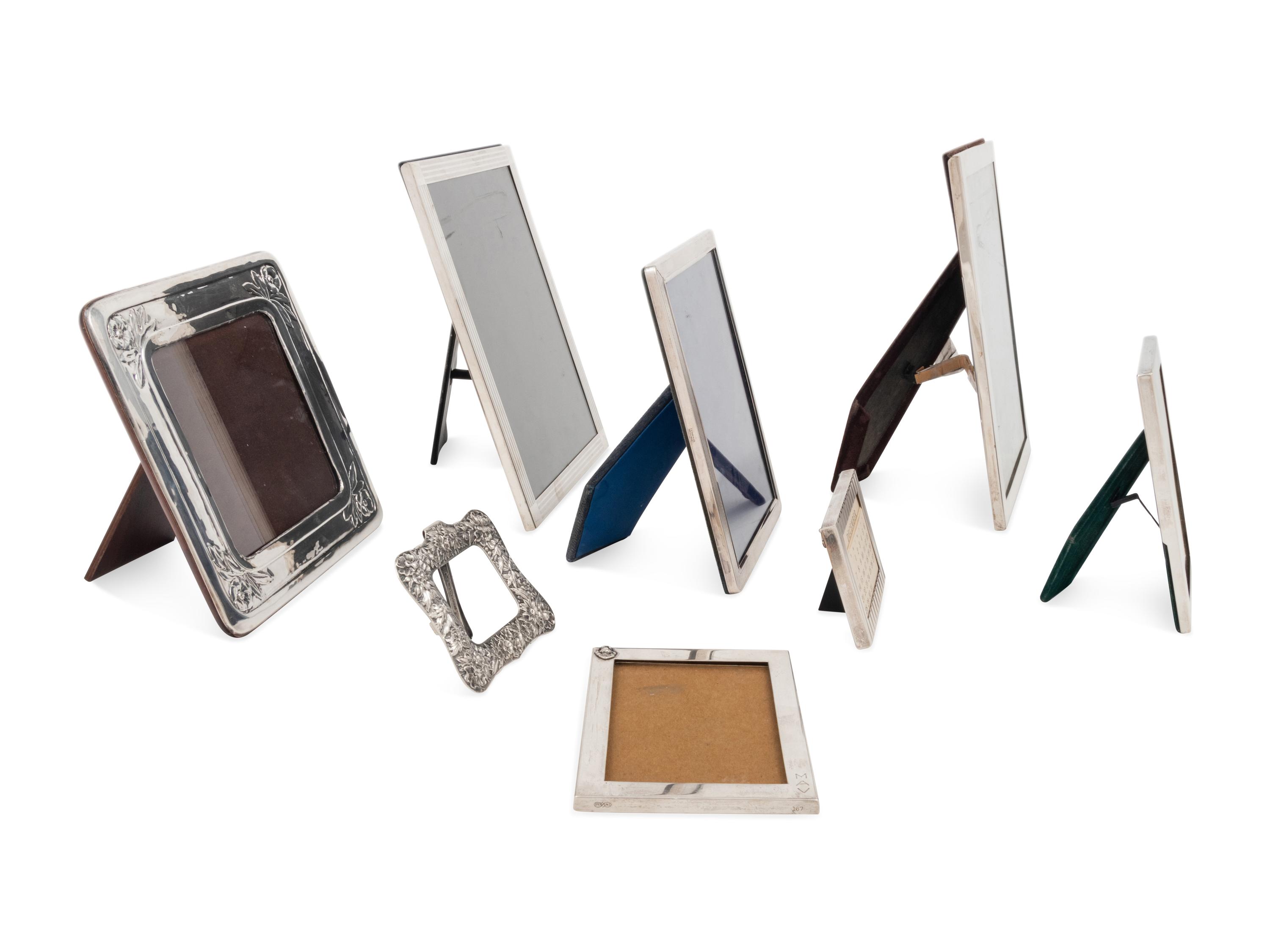 A Group of Silver Picture Frames