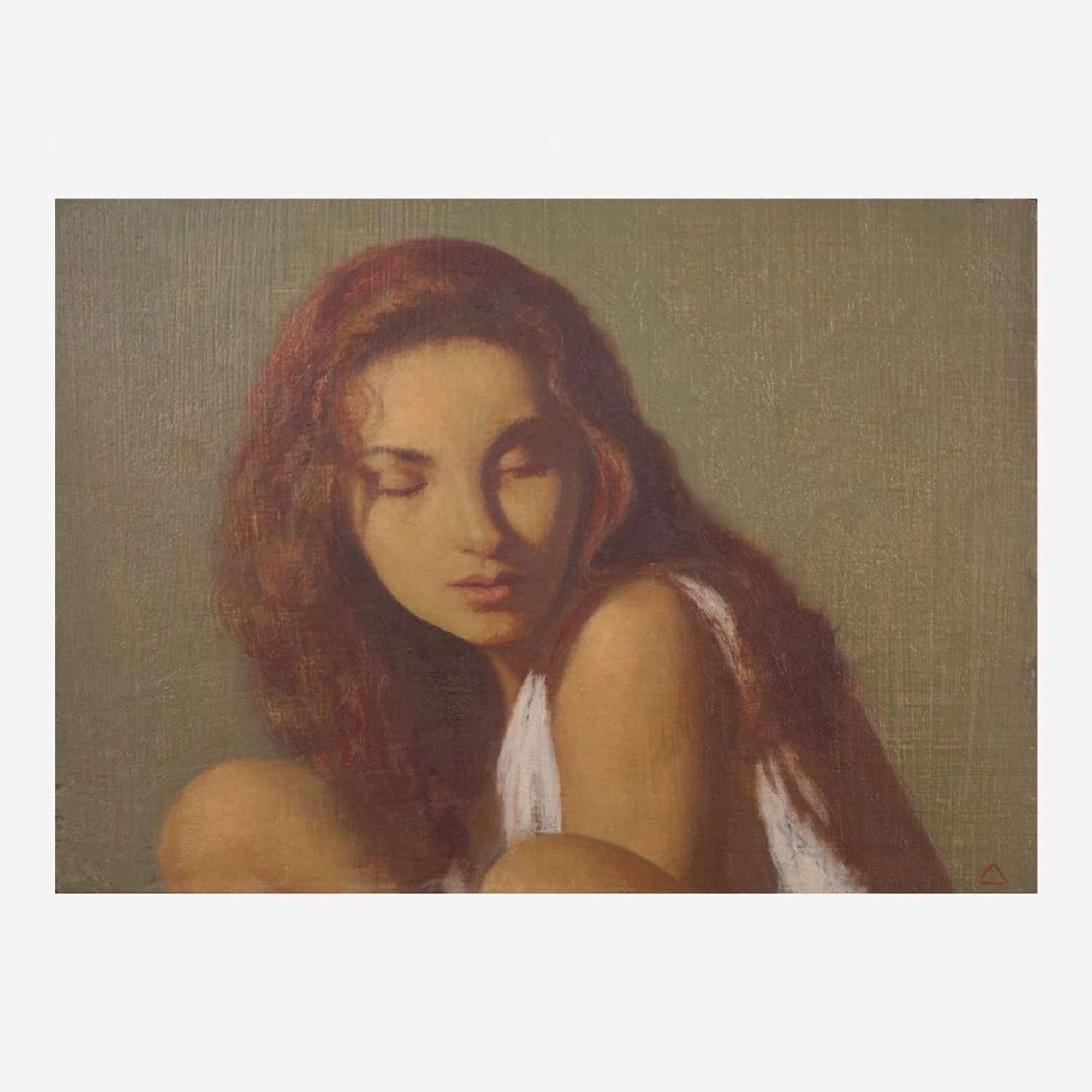 Bo Bartlett (American, b. 1955) Hannah - Study for in the Wood