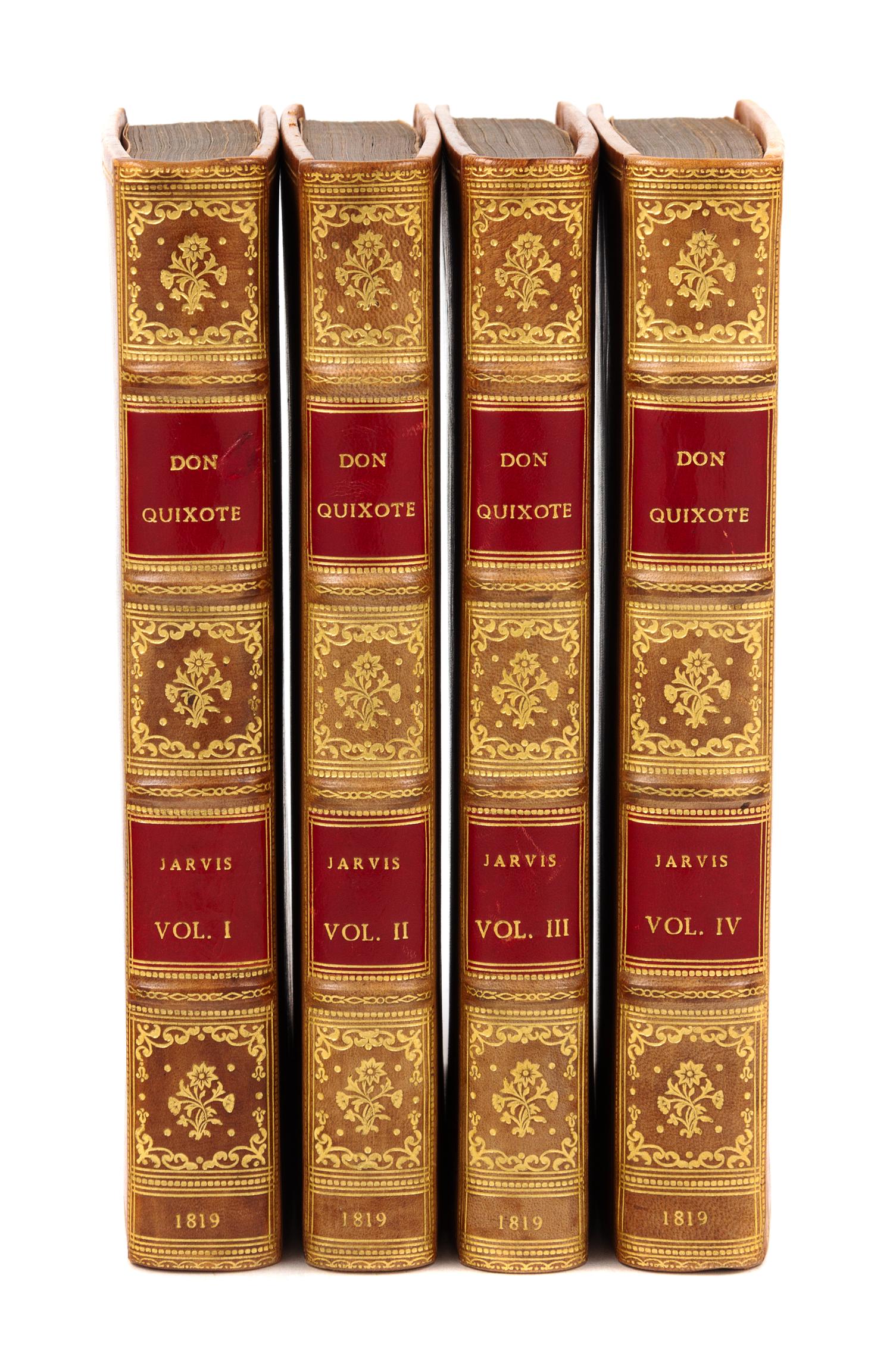 CERVANTES SAAVEDRA, Miguel de (1547-1616). Don Quixote de la Mancha. London: for T. M'Lean, 1819.