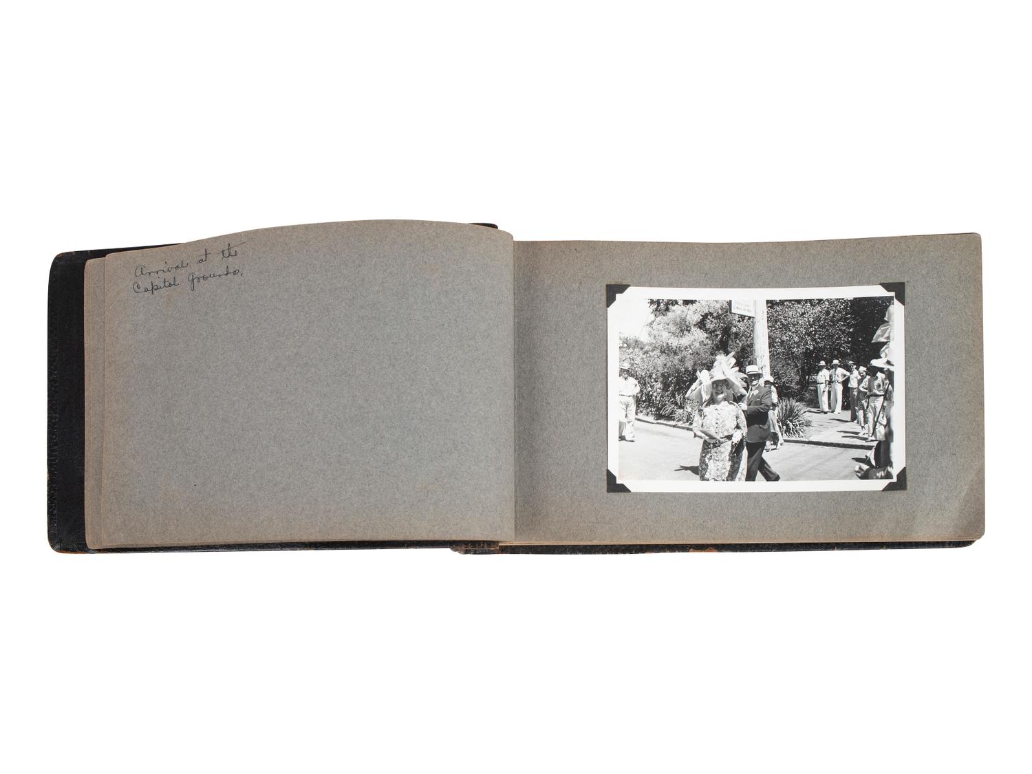 [POLITICS - 1936 ELECTION]. [LANDON, Alfred "Alf" (1887-1987)]. Photographic album from an Alf Landon Parade.