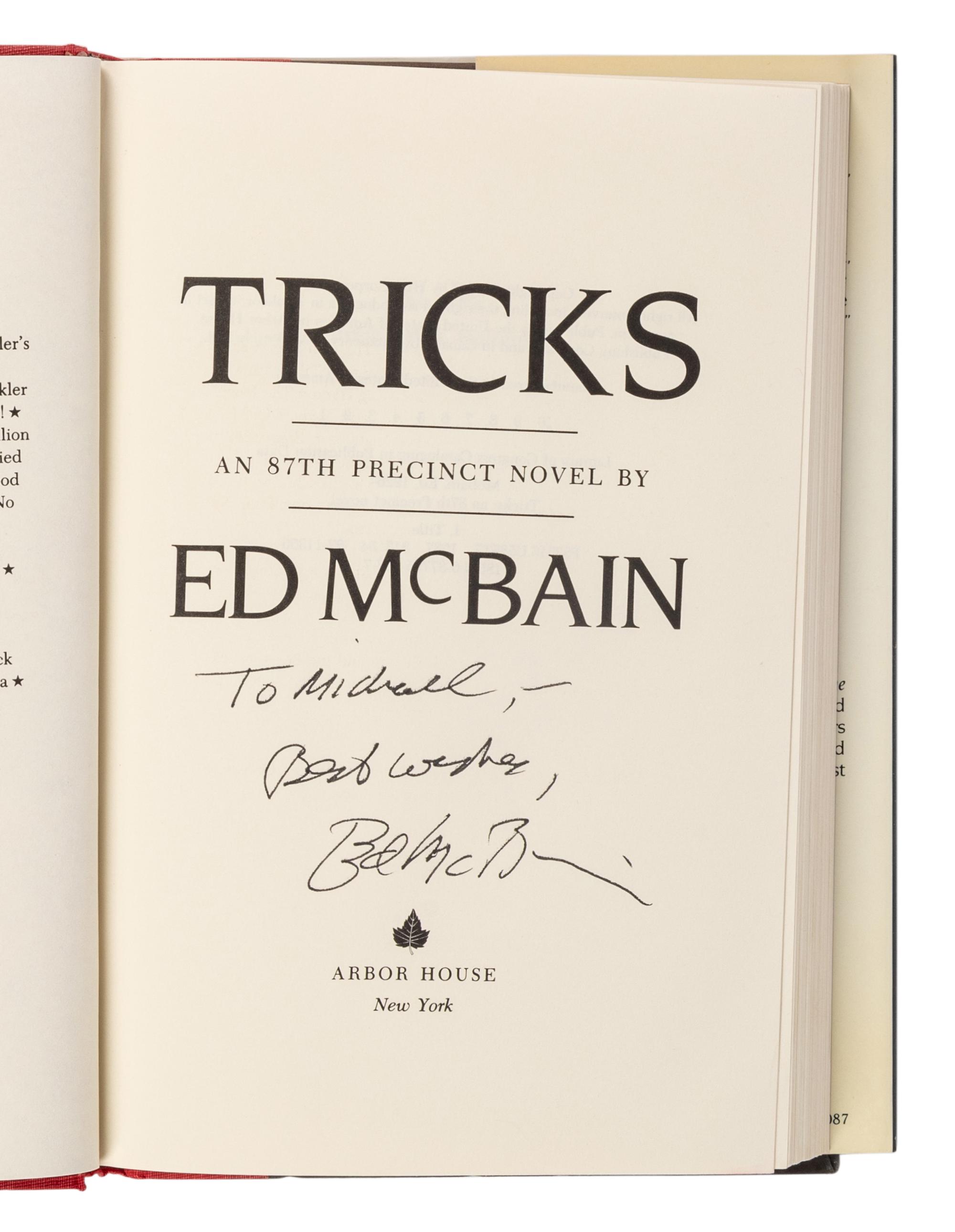 HUNTER, Evan (“Ed McBain”) (1926-2005). A group of 23 works by Hunter from the 87th Precinct Novels series, MOST FIRST EDITIONS, MANY SIGNED, comprising: