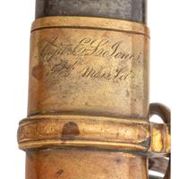 Captain E.L. Jones, Company D, 54th Massachusetts Infantry, WIA Fort Wagner, South Carolina, Model 1850 foot officer's presentation sword.