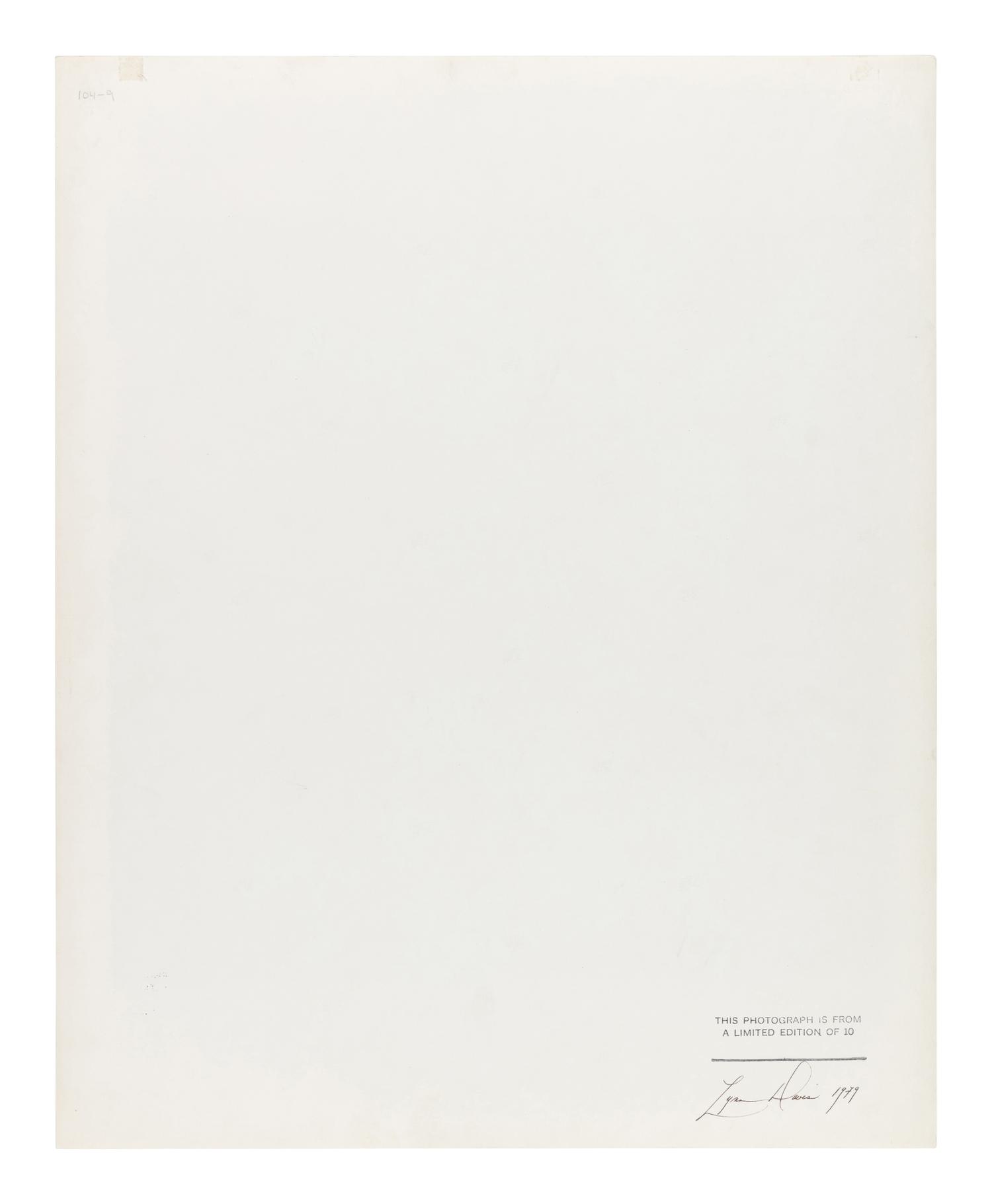 Lynn Davis (born 1944) Untitled (Male nude studies), 1979