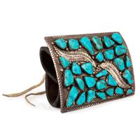 Silver and Turquoise Cluster Ketoh