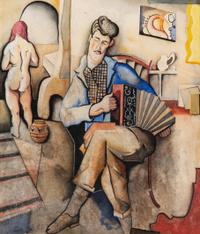 Richard Manning Crisler (American, 1908–1933) — Accordian Man