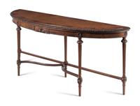 A George III Style Mahogany Console Table